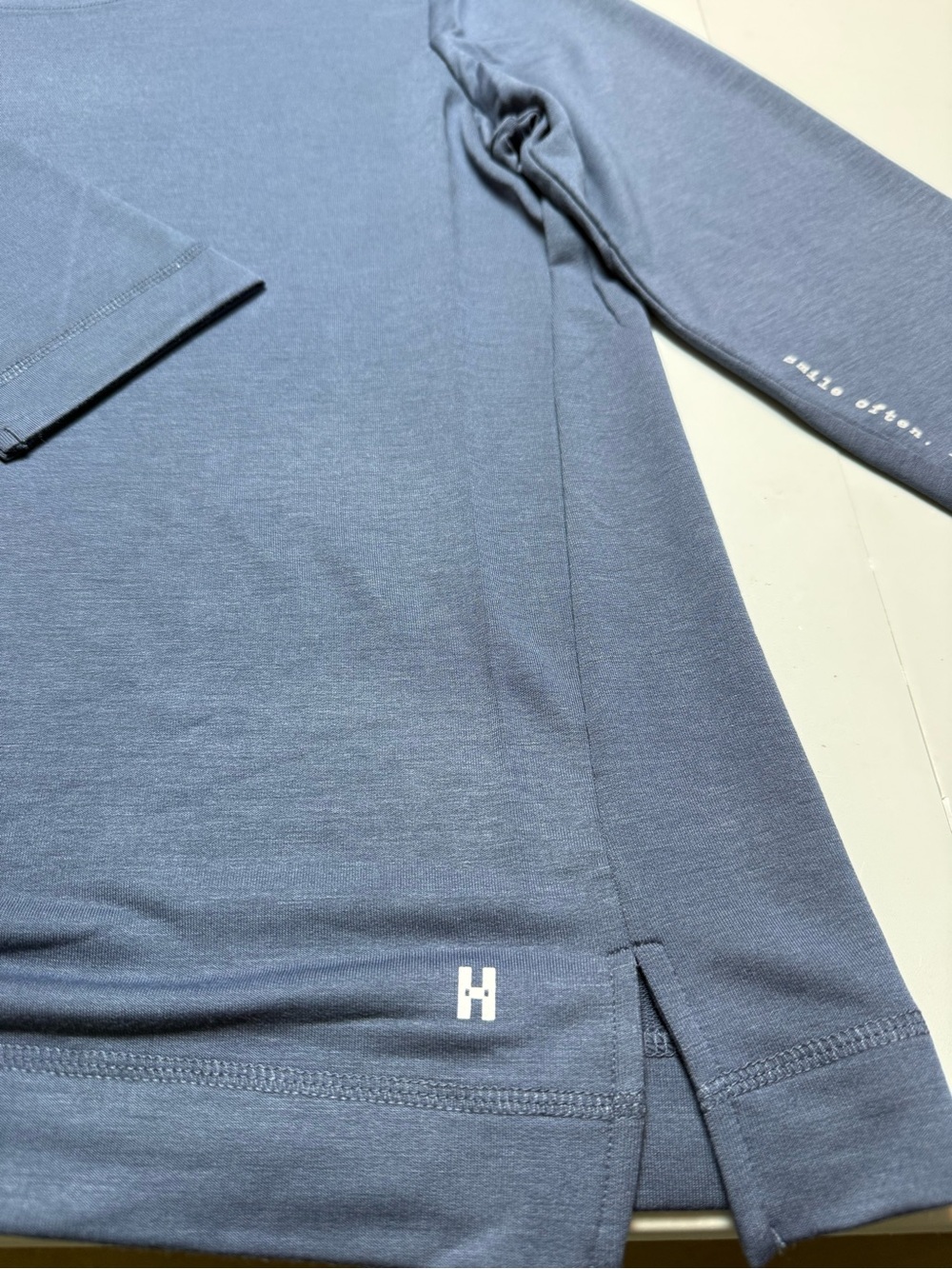 HUE Women's Two-Piece Sleep Set in Slate Blue - Picture 6 of 6